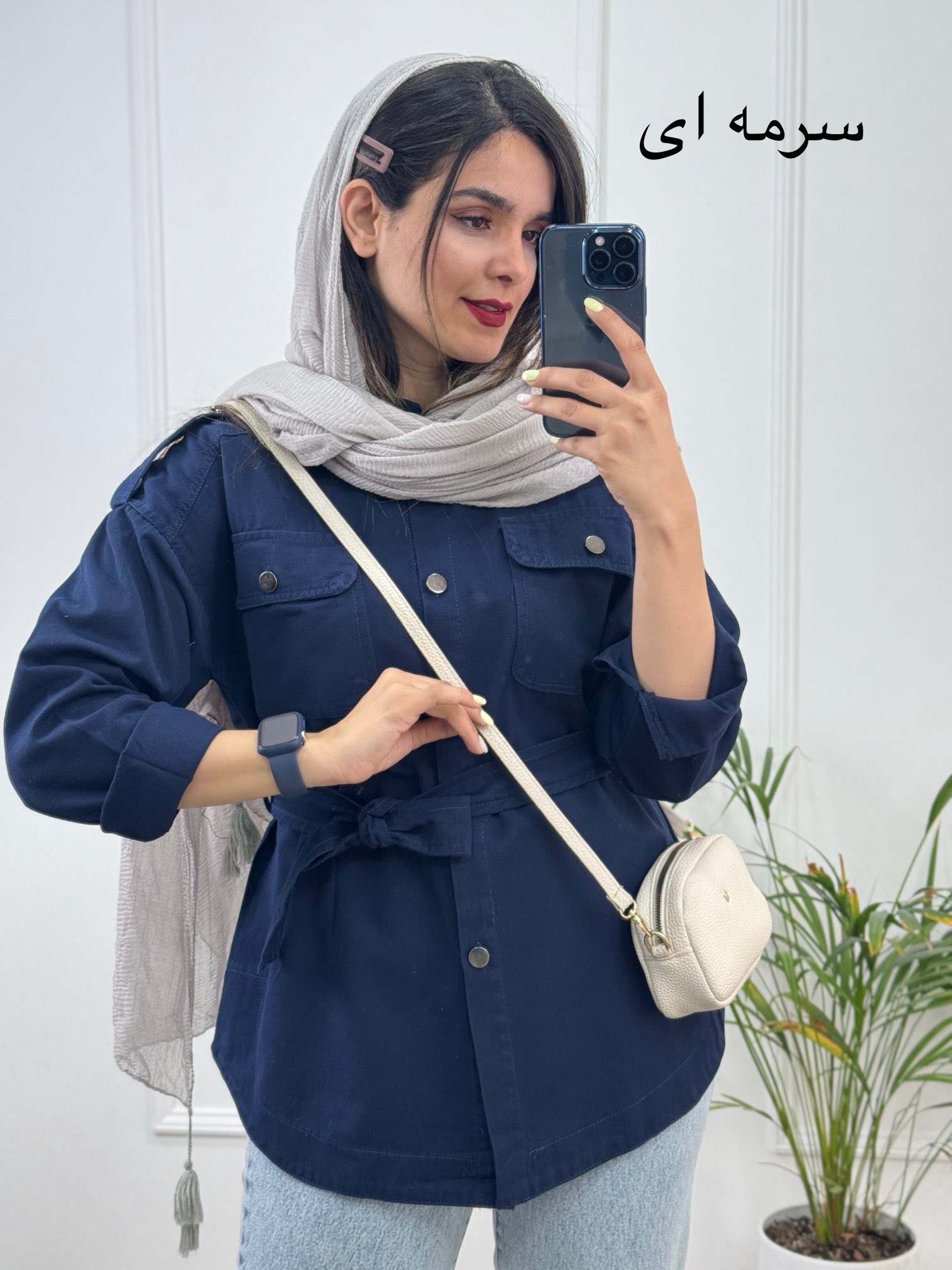 مانتو کتان جِلوه