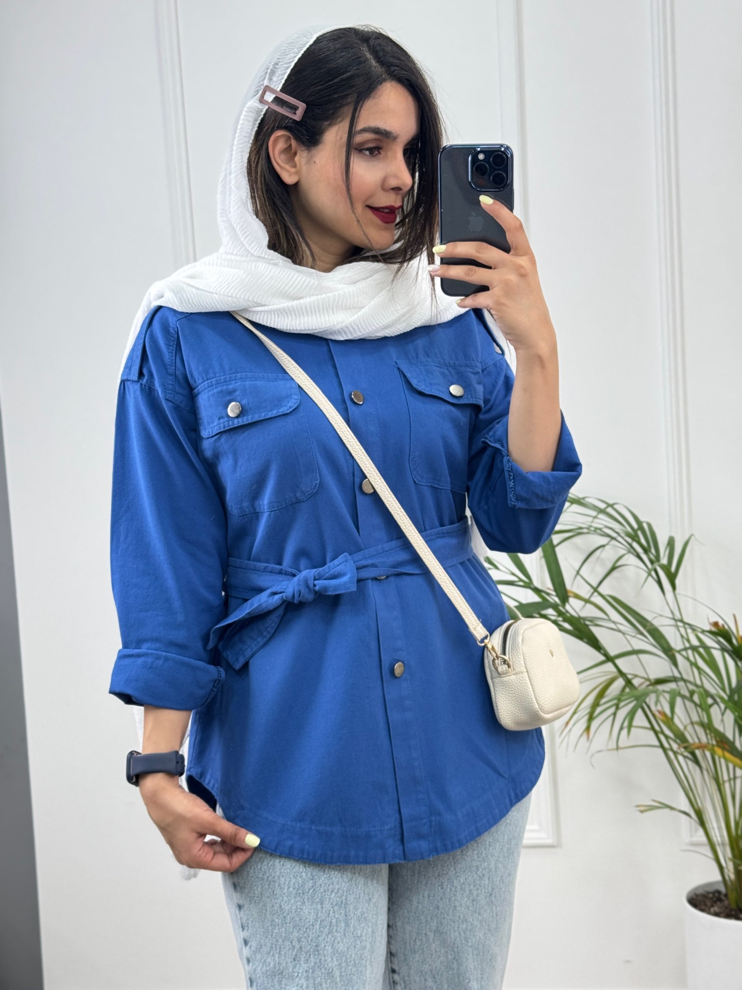 مانتو کتان جِلوه