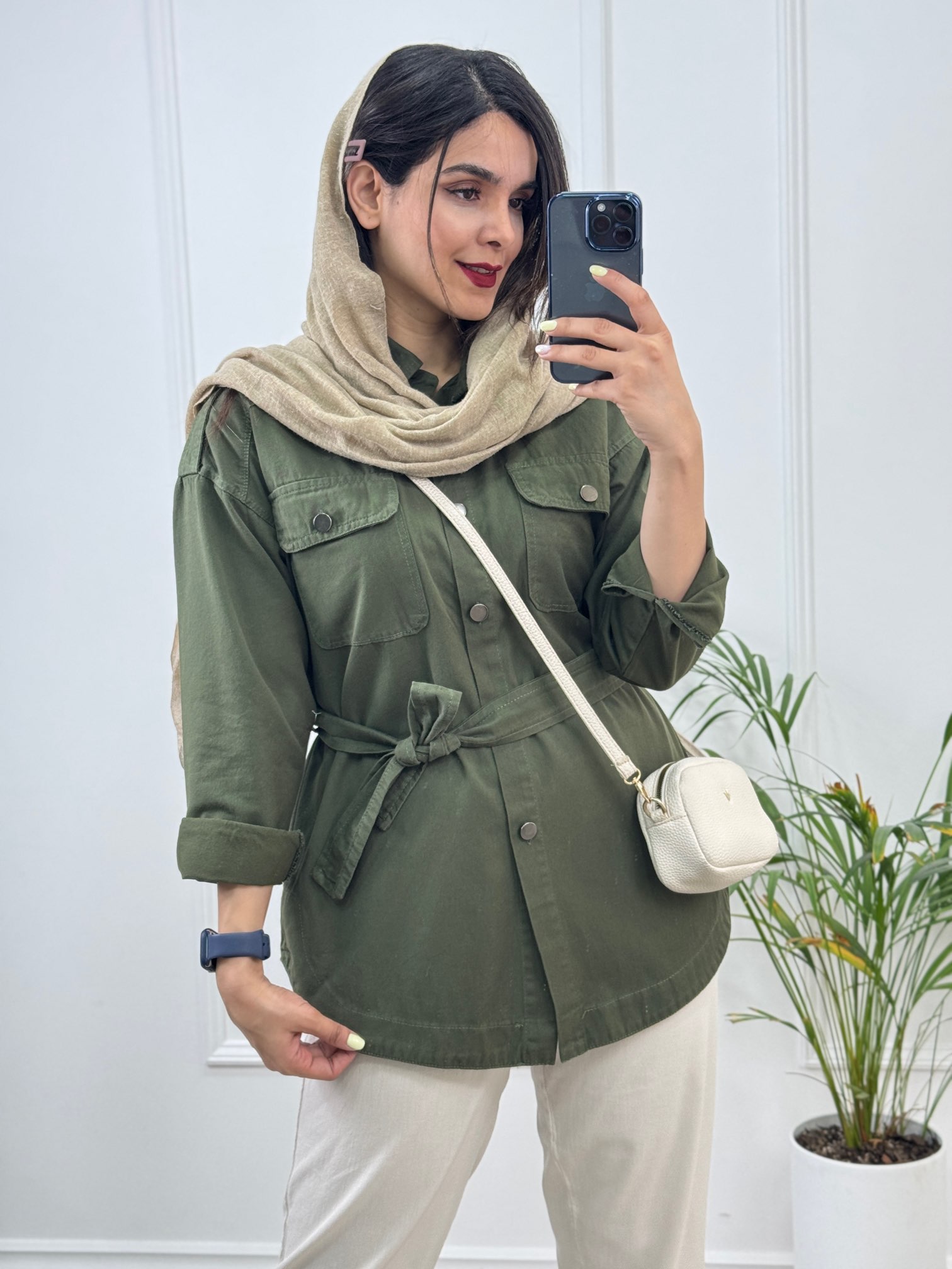 مانتو کتان جِلوه