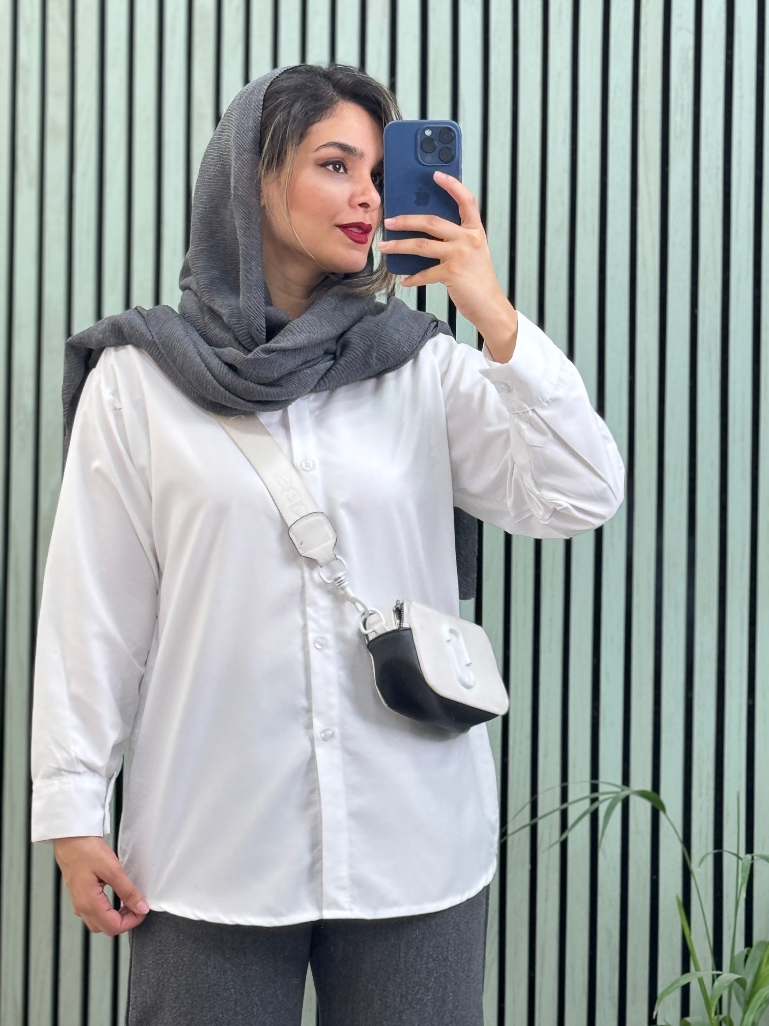 شومیز سفید لیانا ( R )