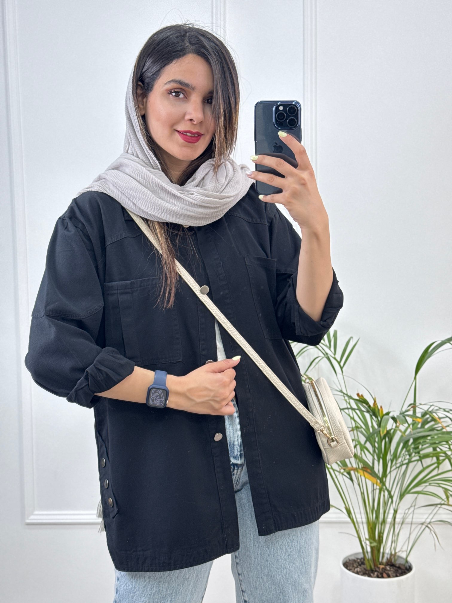 مانتو کتان آیین *