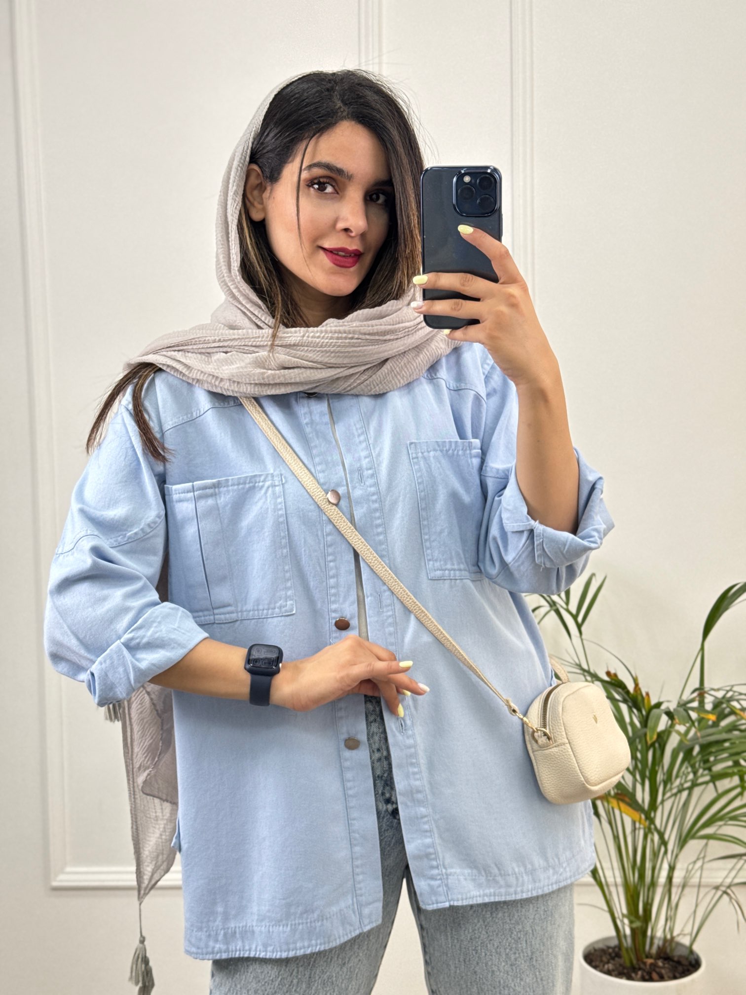 مانتو کتان آیین *