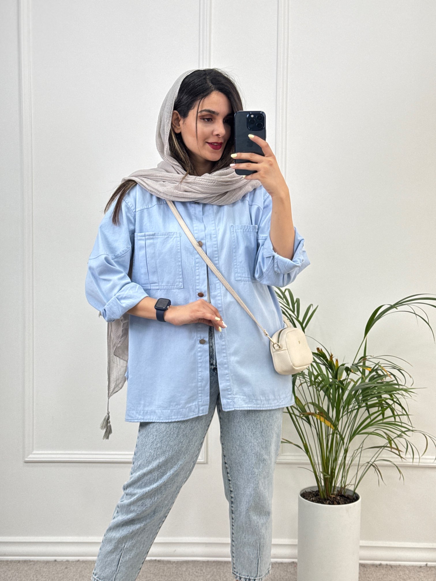 مانتو کتان آیین *