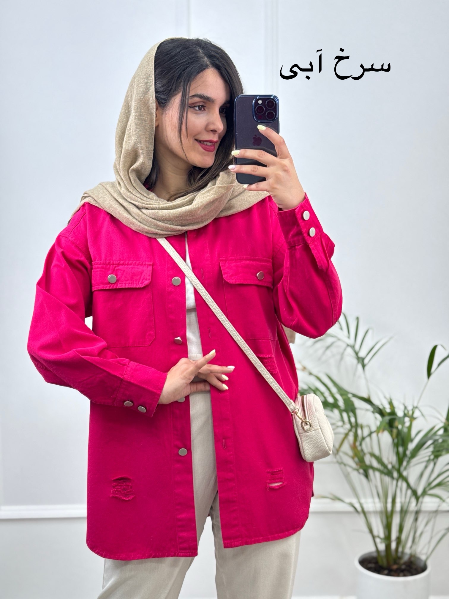 مانتو کتان رونا پلاس +