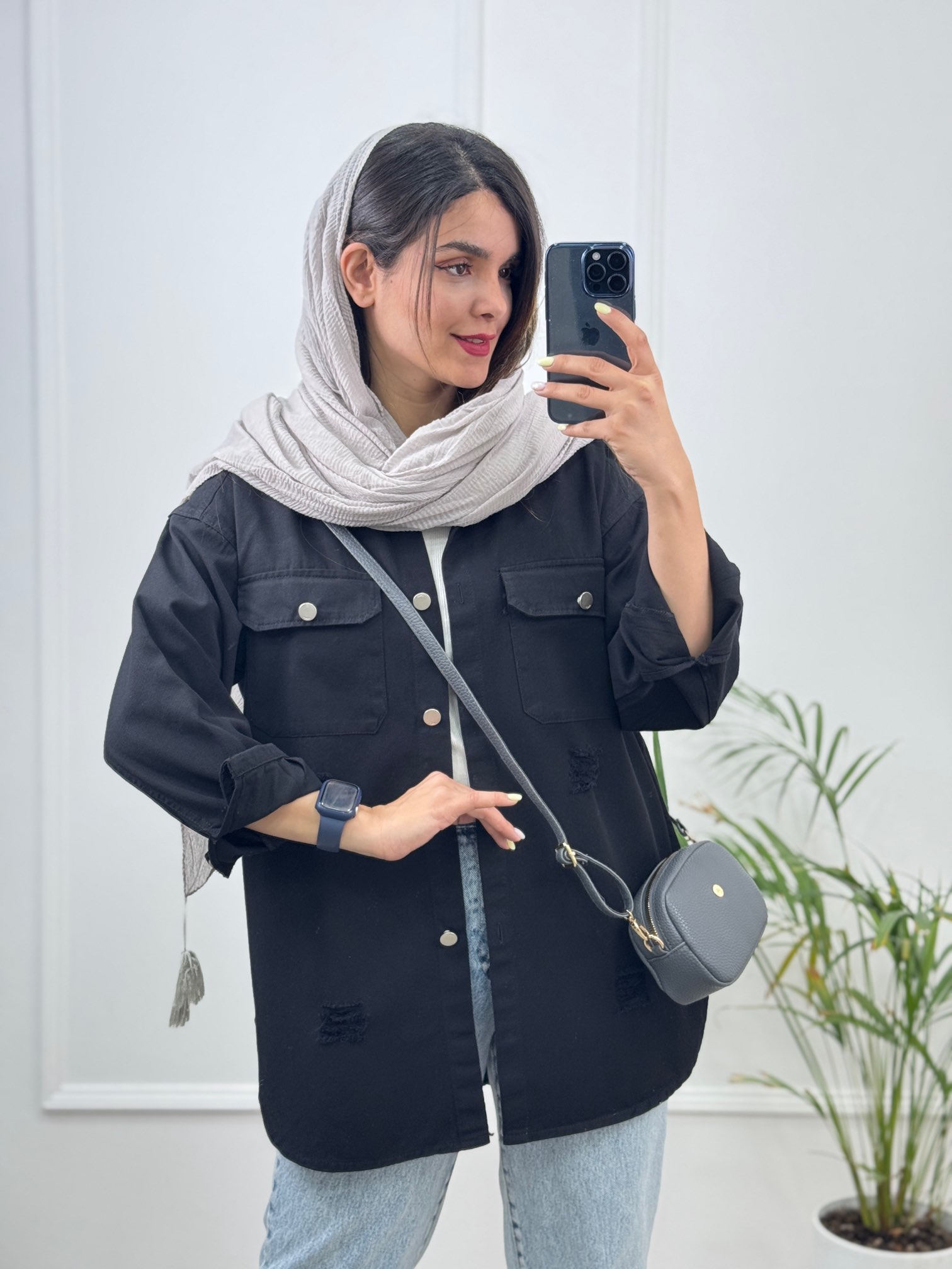 مانتو کتان رونا پلاس +