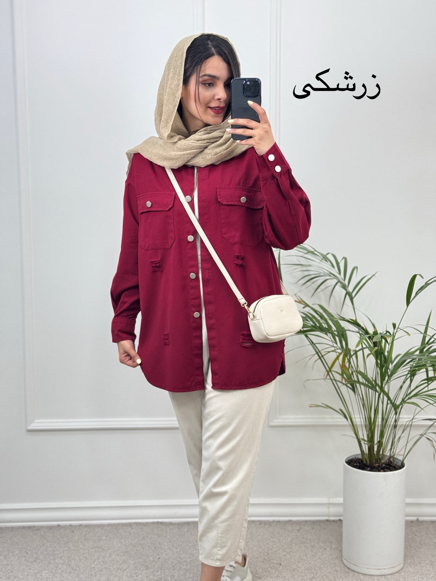 مانتو کتان رونا پلاس +
