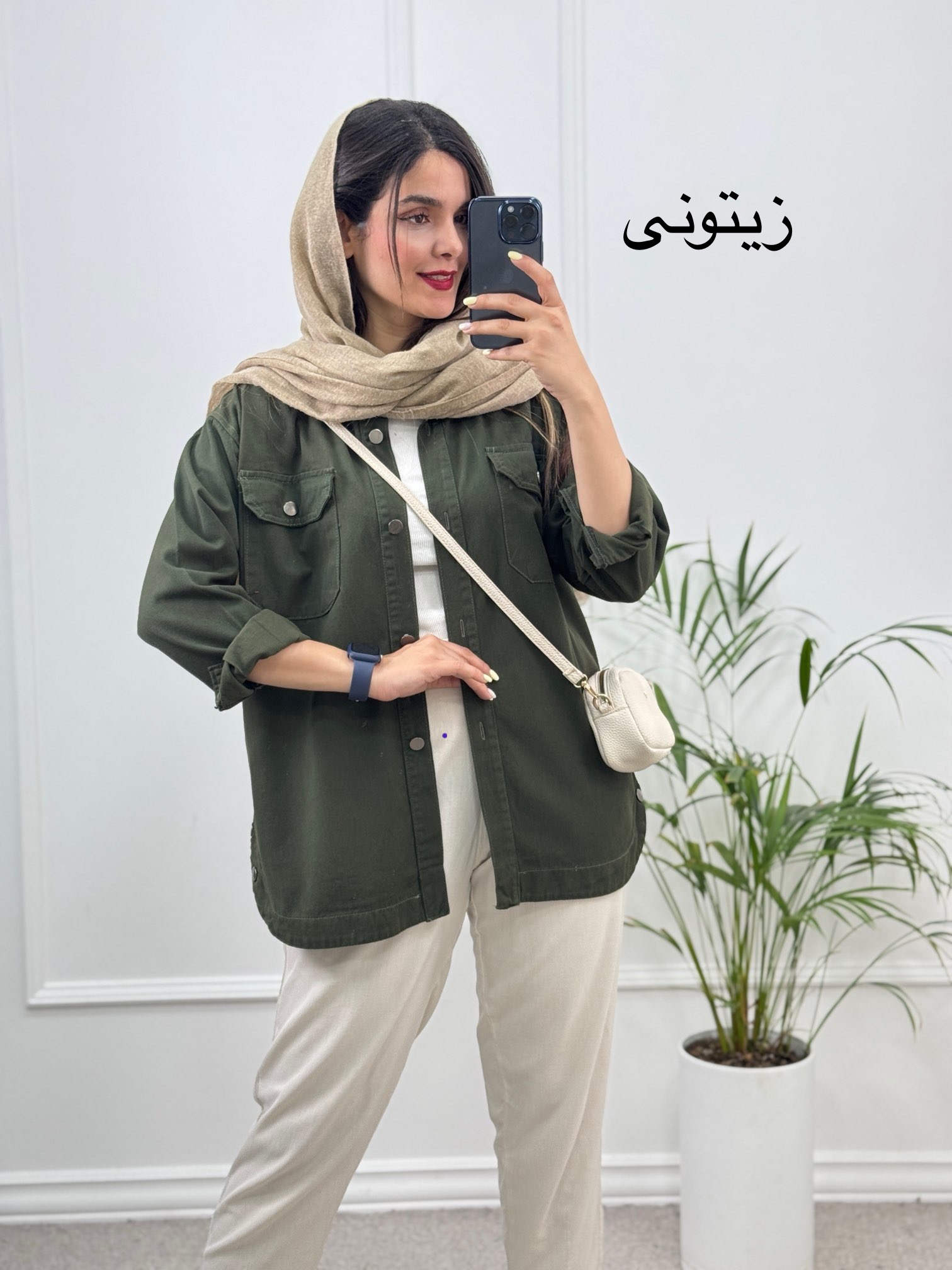 مانتو کتان نیکا