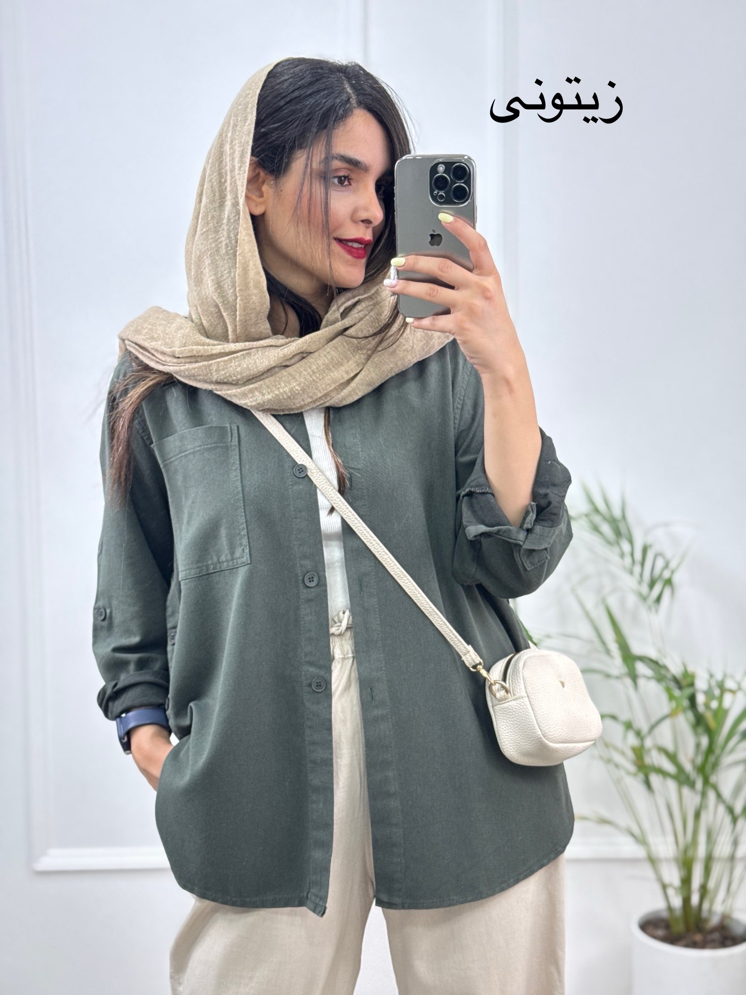مانتو کتان پنبه پردیس