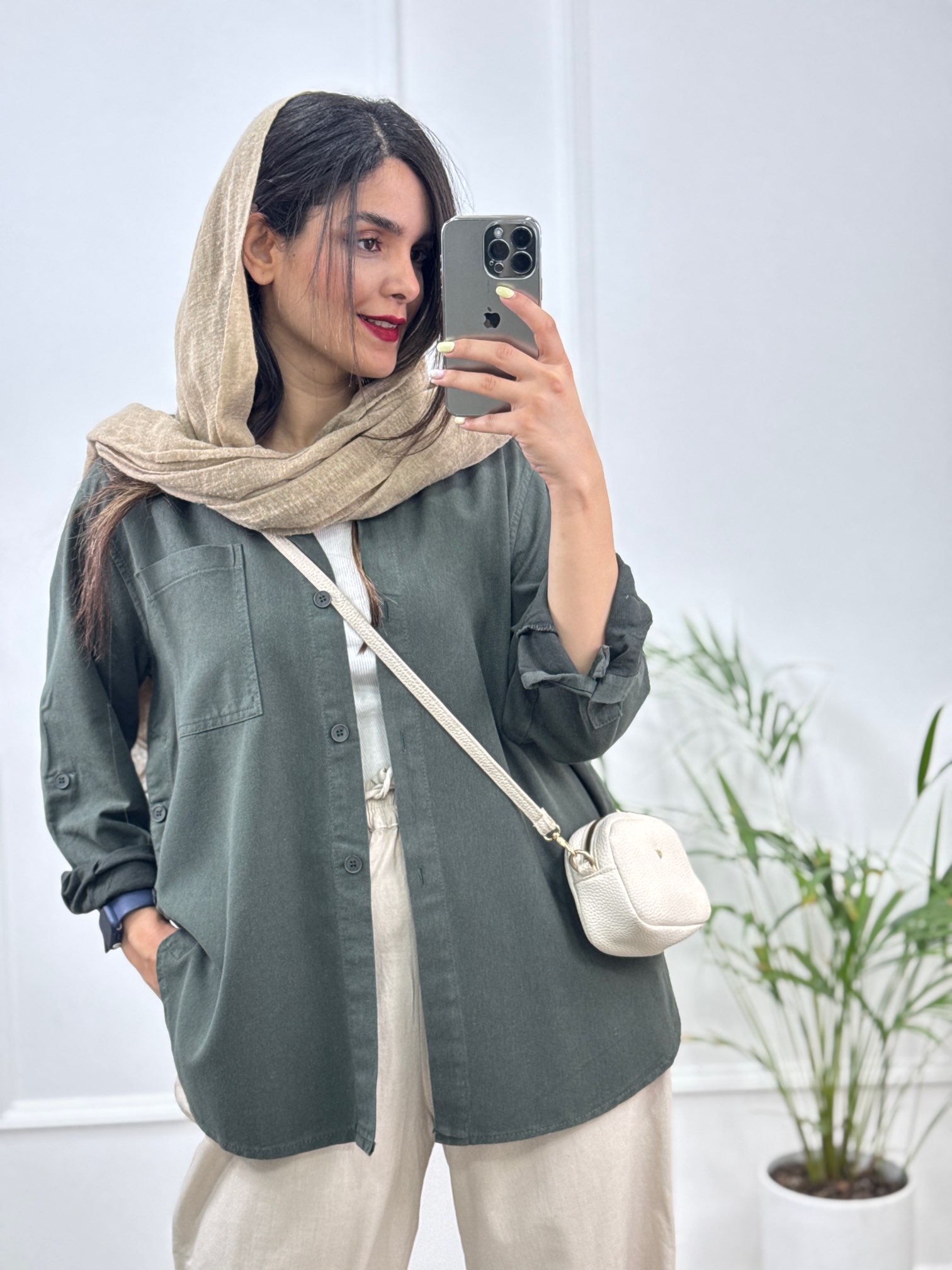 مانتو کتان پنبه پردیس