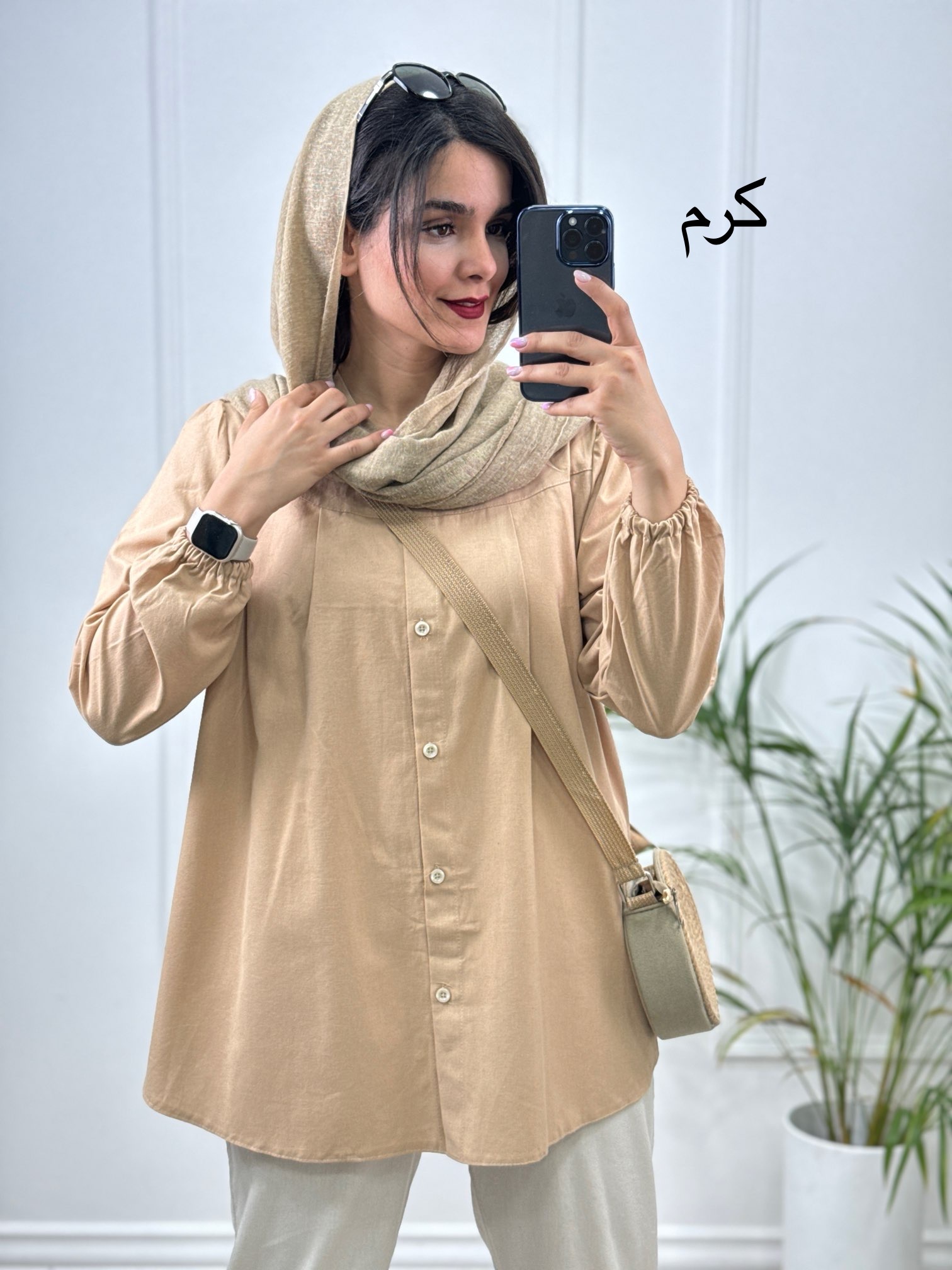 مانتو شومیزی پونه