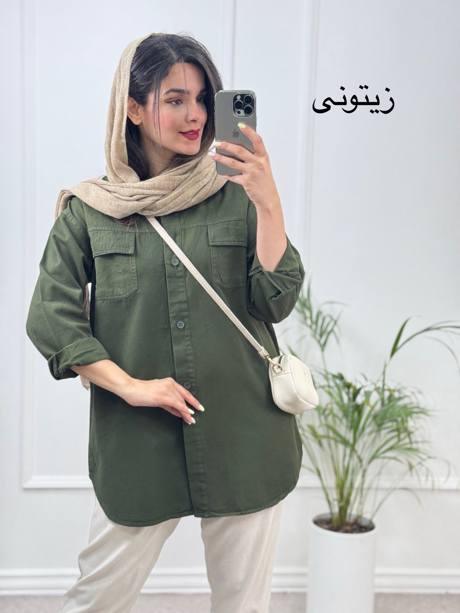 مانتو کتان صحرا