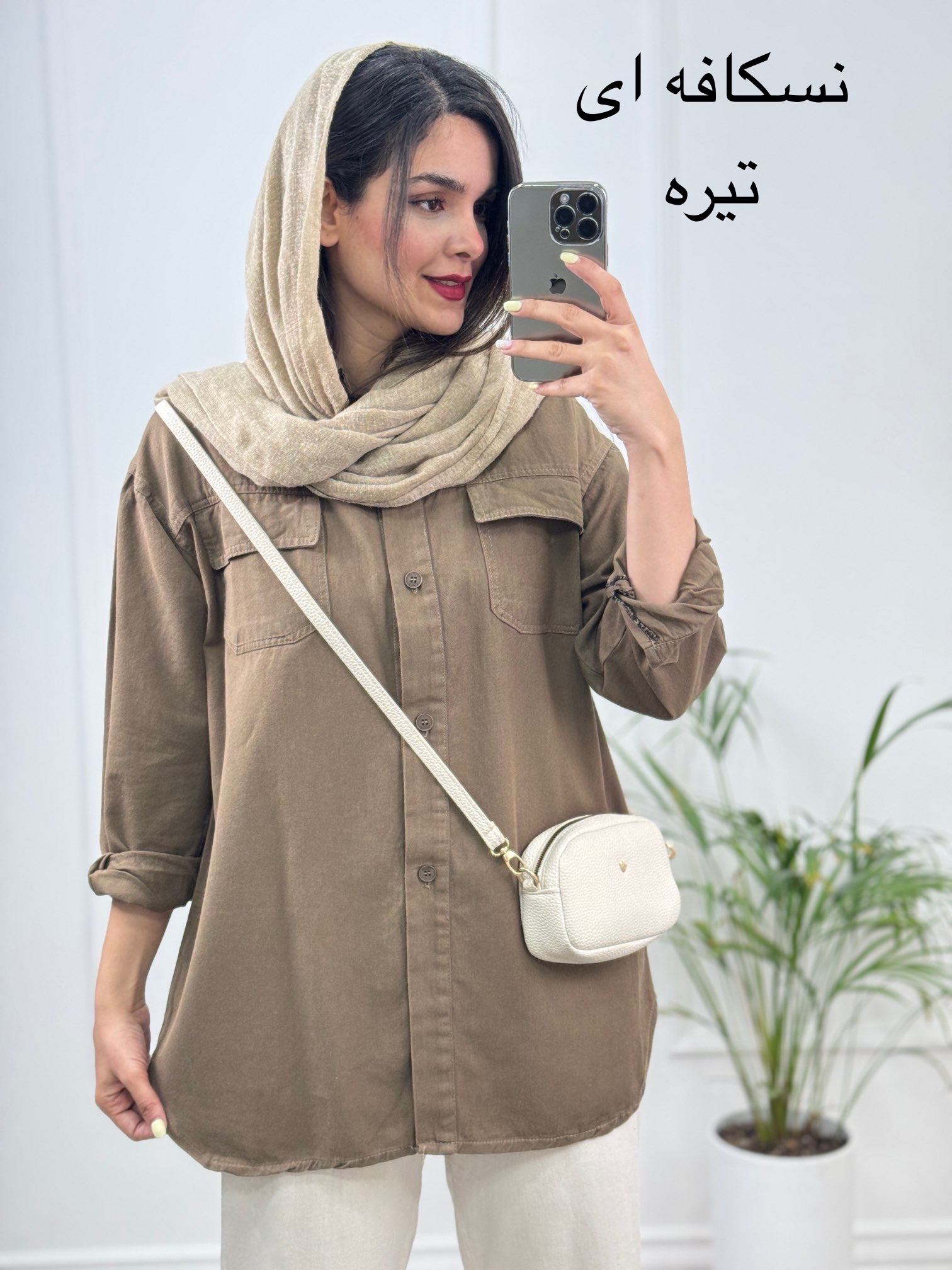مانتو کتان صحرا