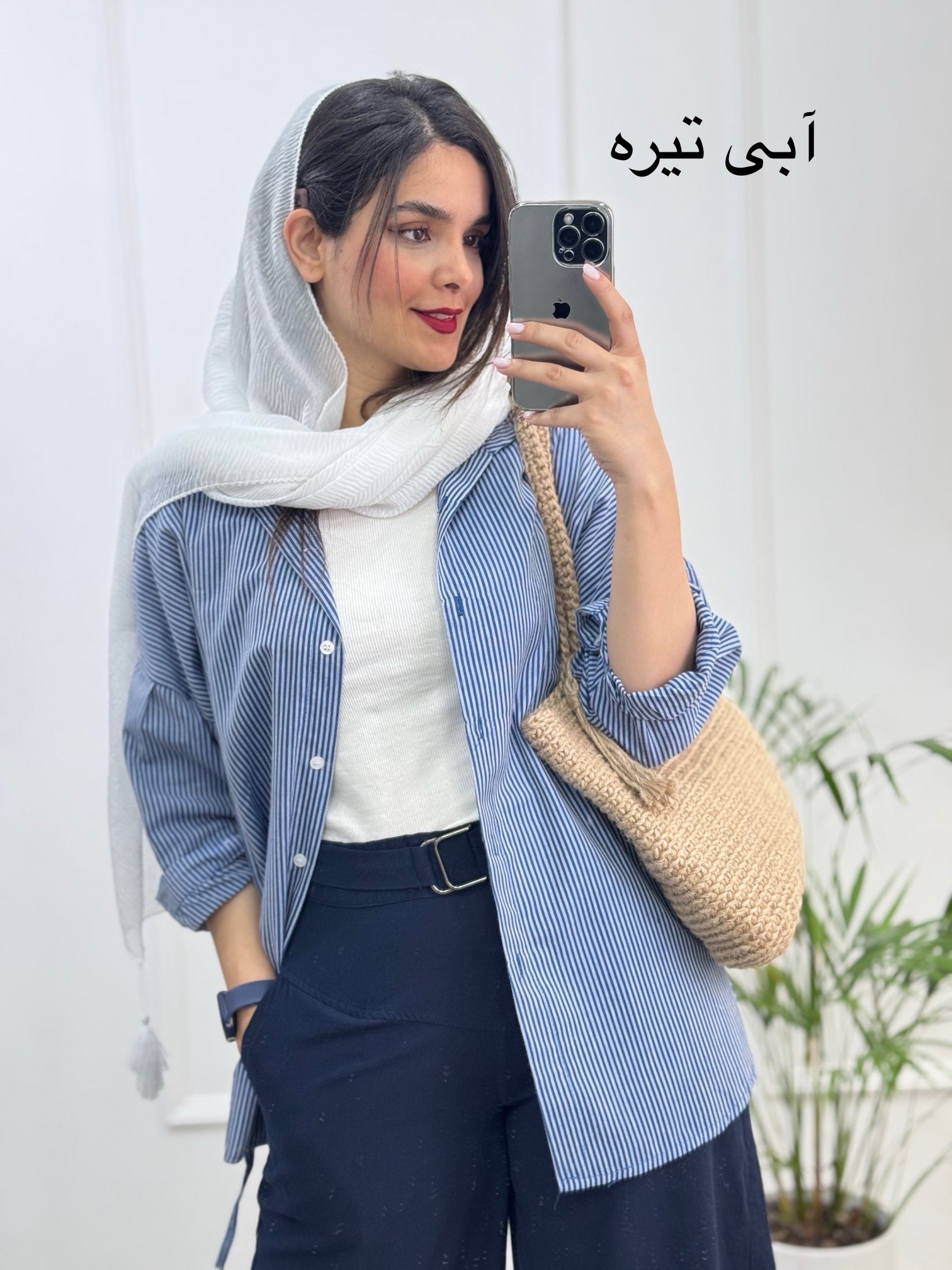 مانتو شومیزی راه راه دل آرا