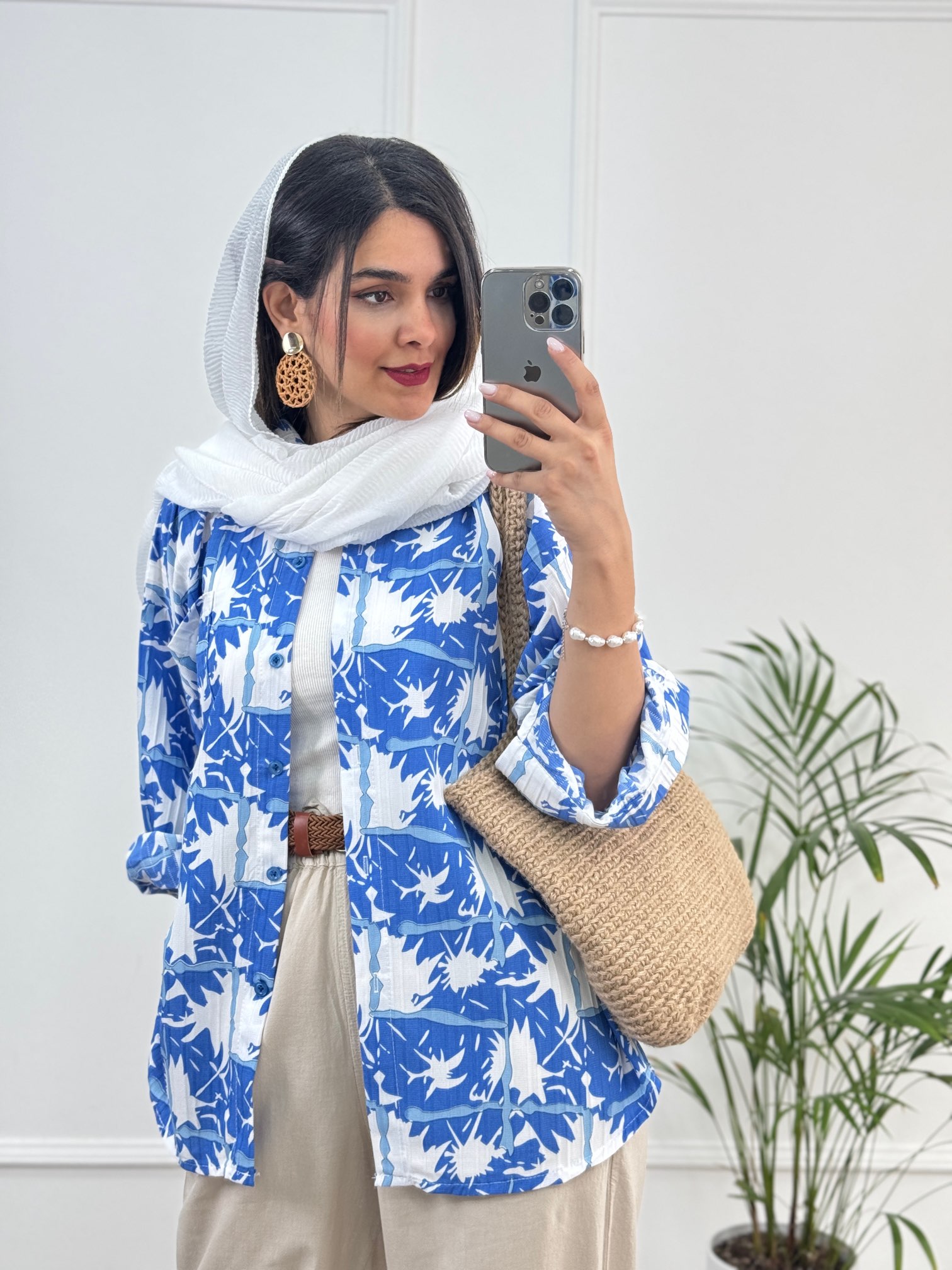 مانتو شومیزی آبرنگی
