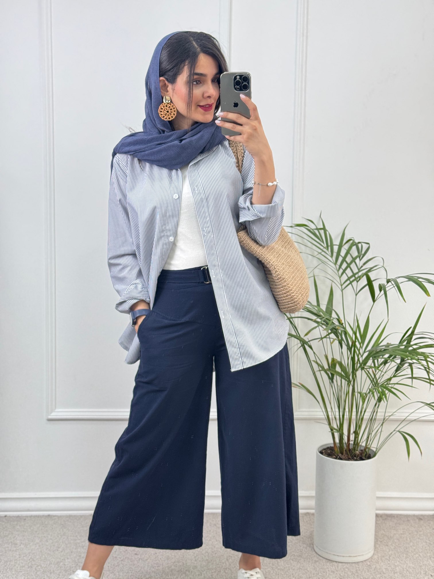 مانتو راه راه تِرندی