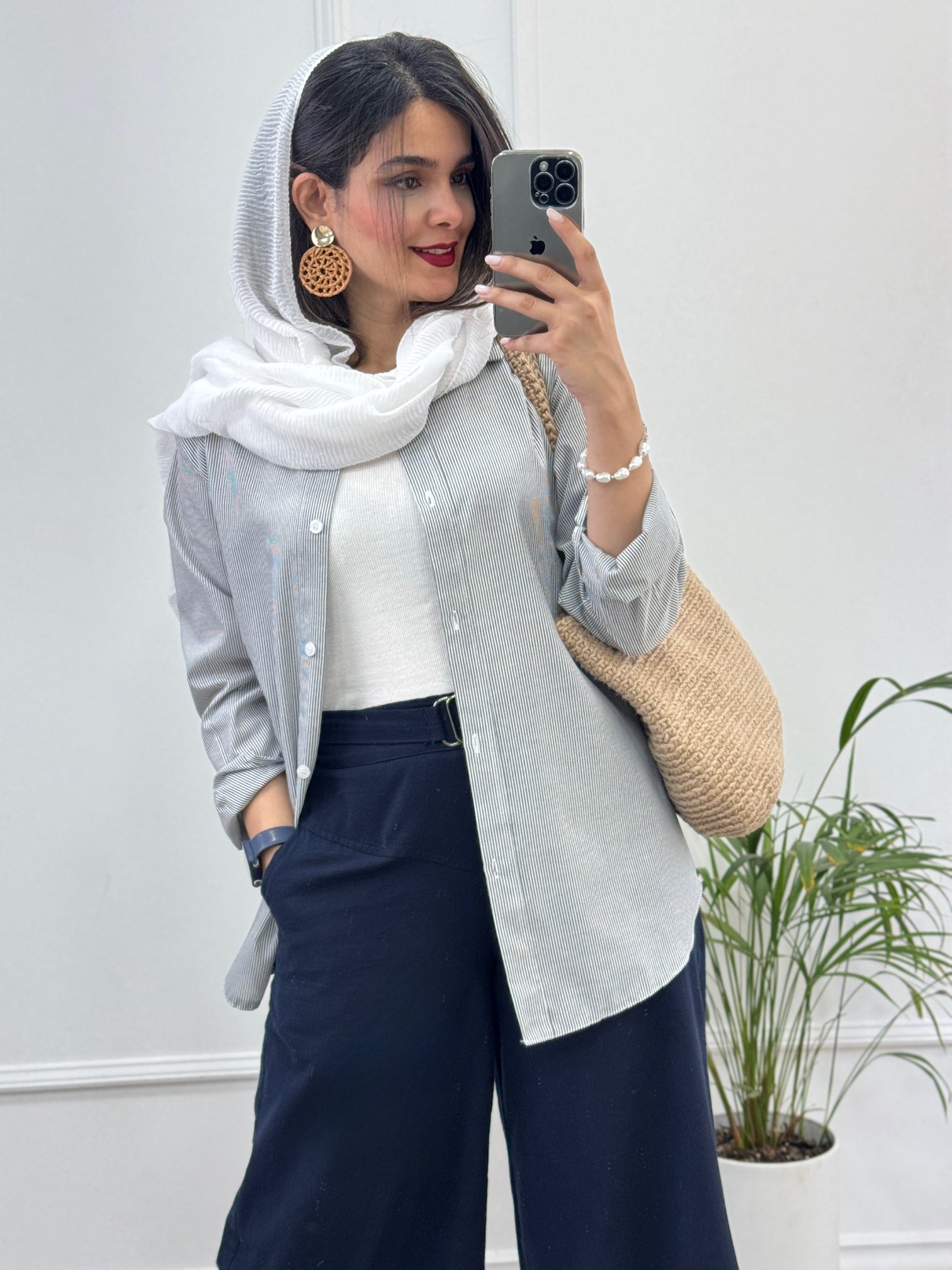 مانتو راه راه تِرندی