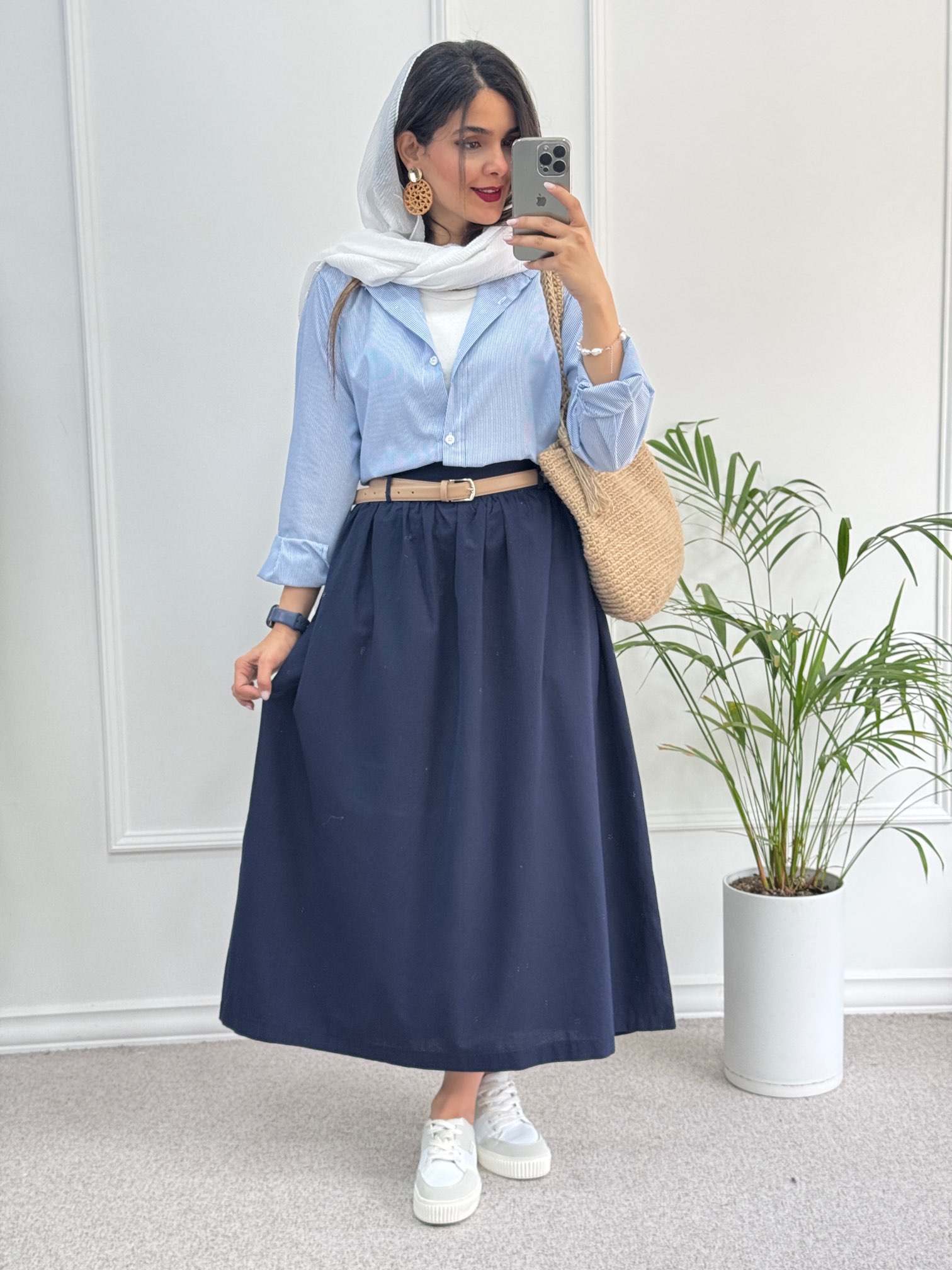 مانتو راه راه تِرندی