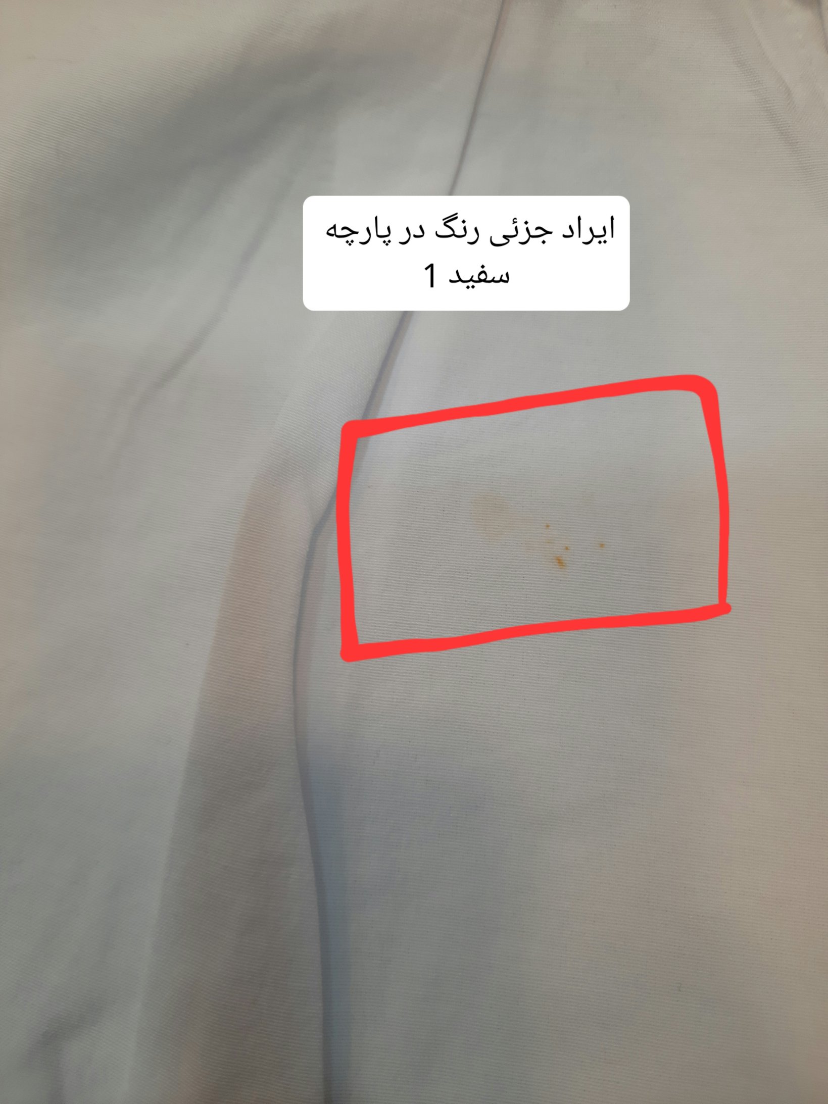 شومیز سفید basic ( دارای ایراد جزئی )