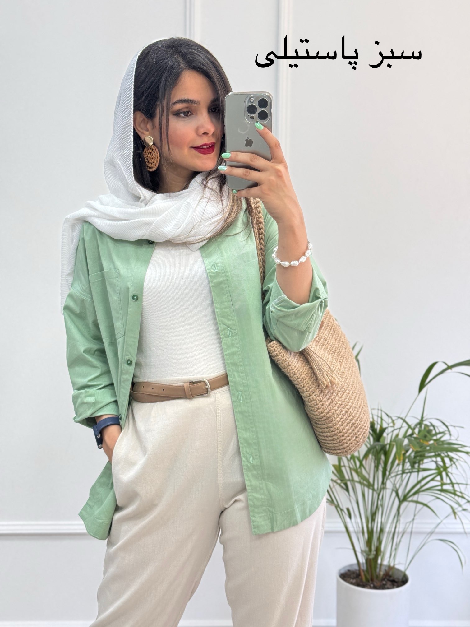 مانتو لینن وارداتی شاپرک