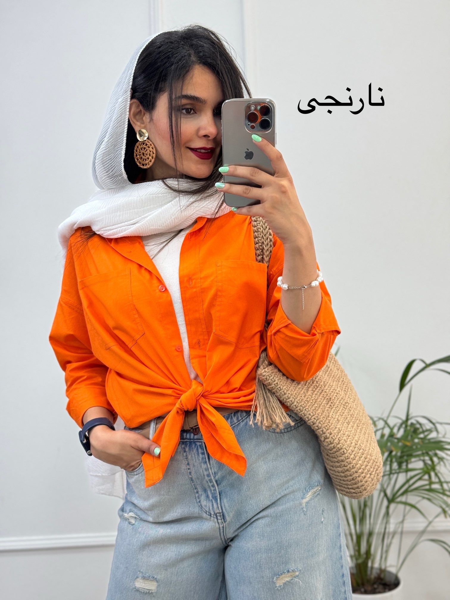 مانتو لینن وارداتی شاپرک