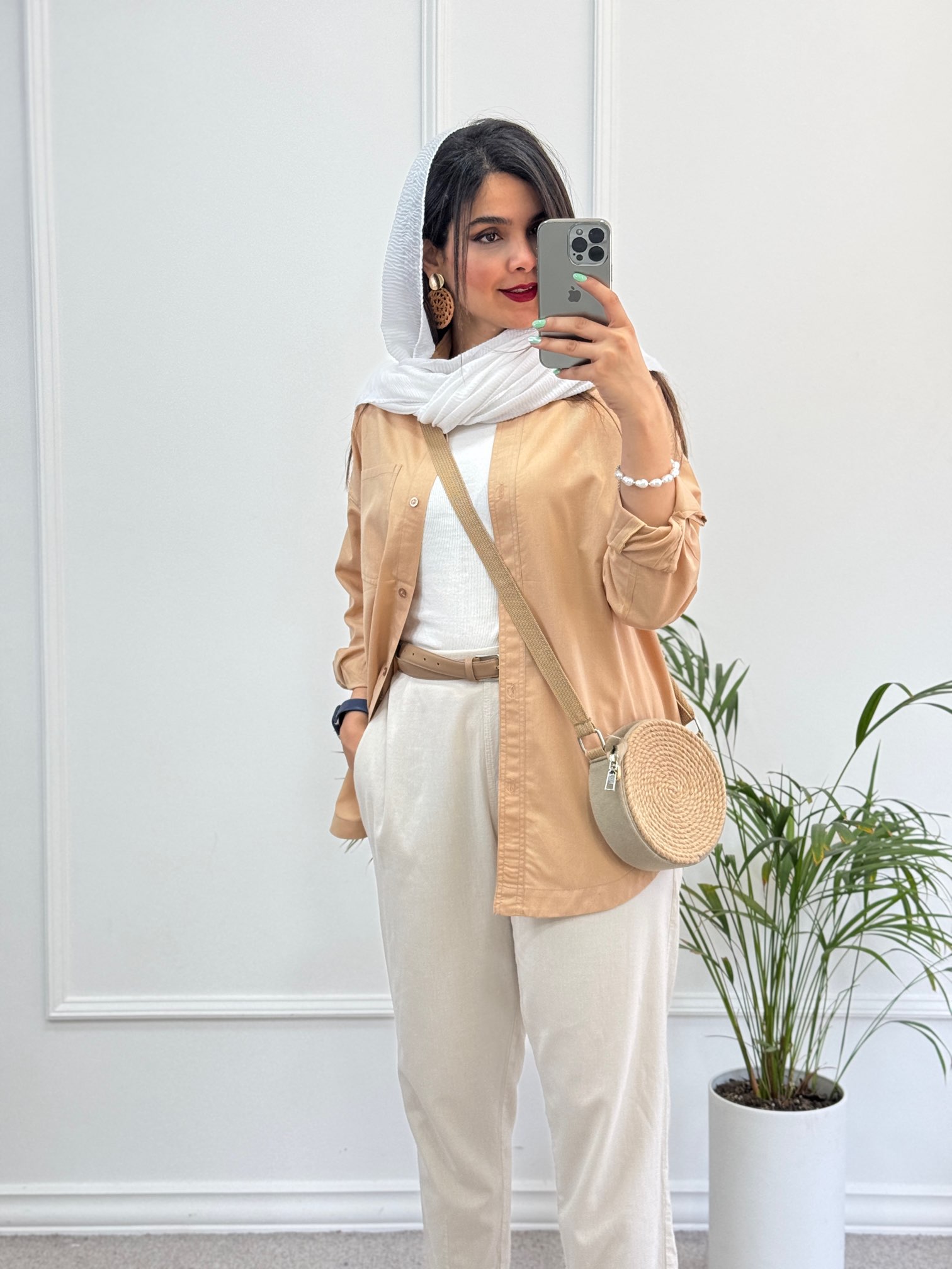 مانتو لینن وارداتی شاپرک