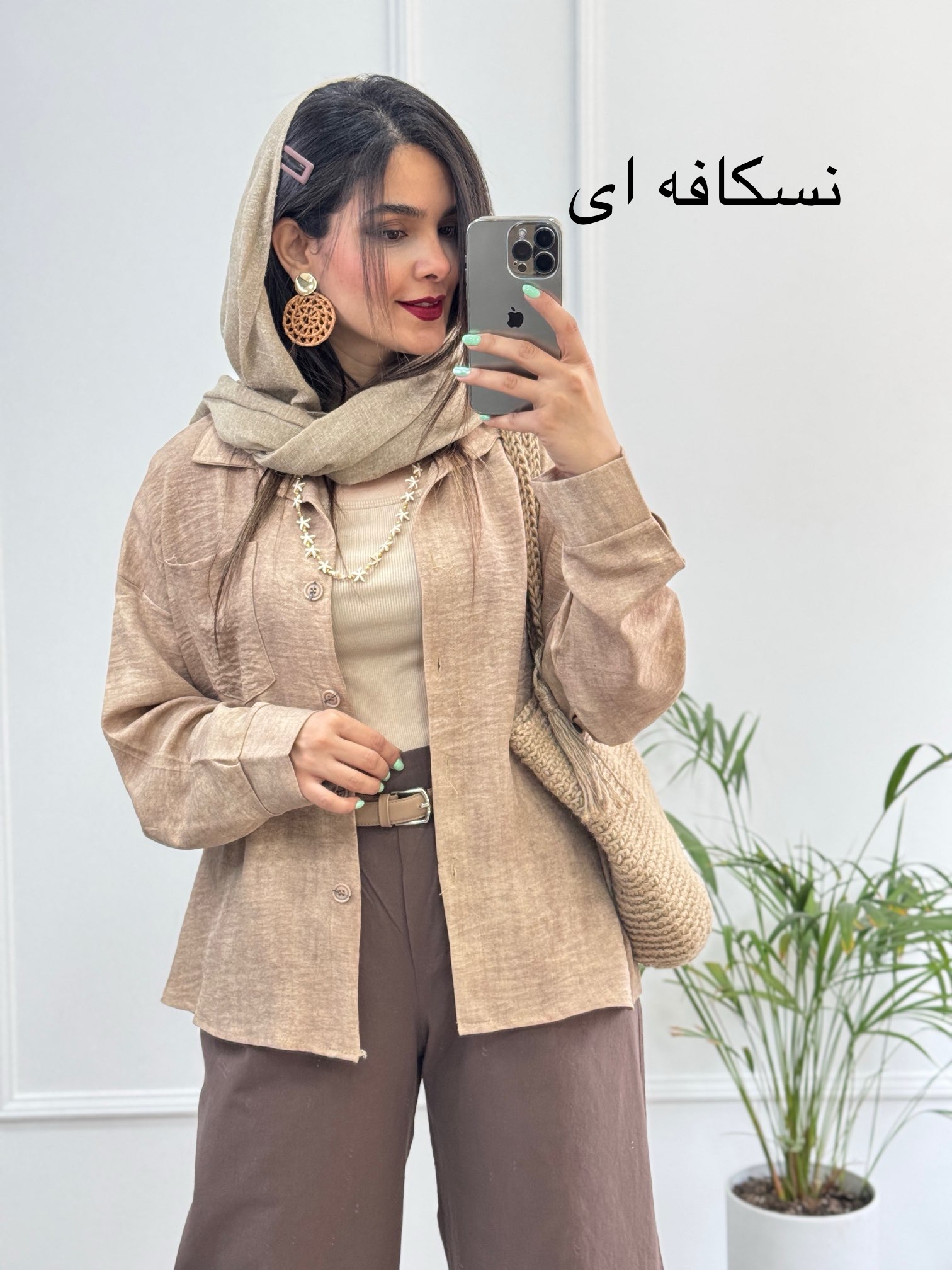 مانتو شومیزی ترمه