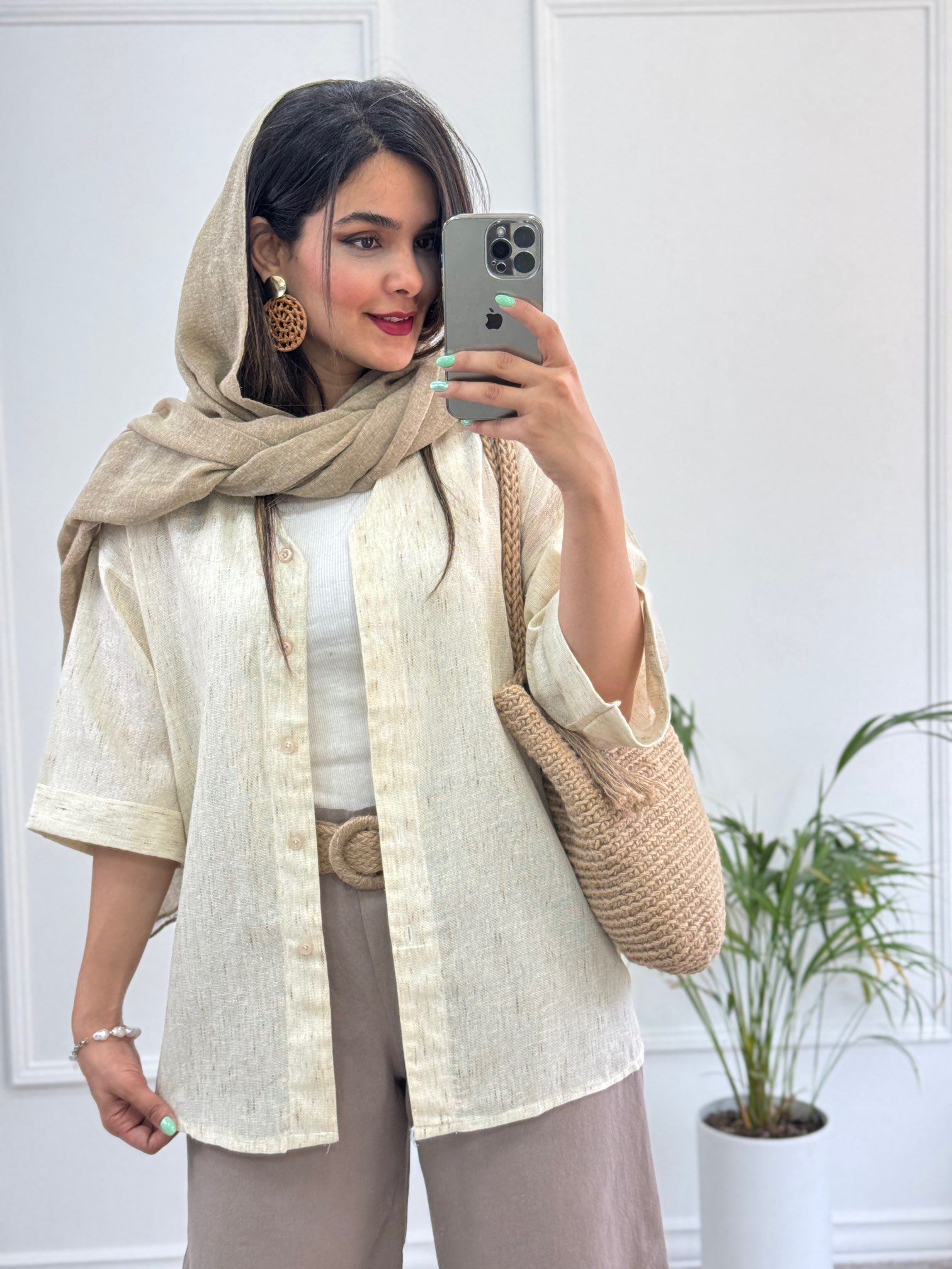 مانتو لینن مینو