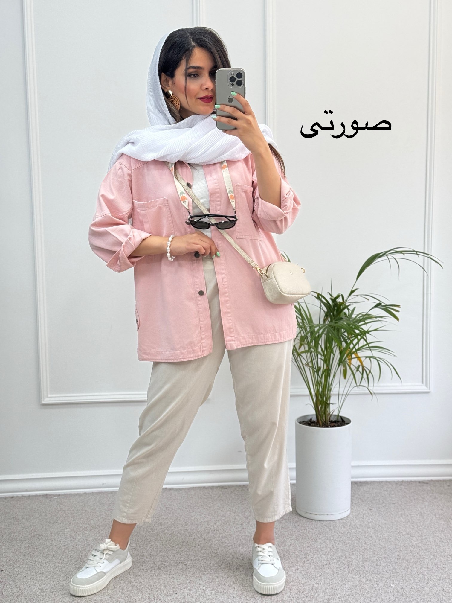 مانتو کتان آیین *