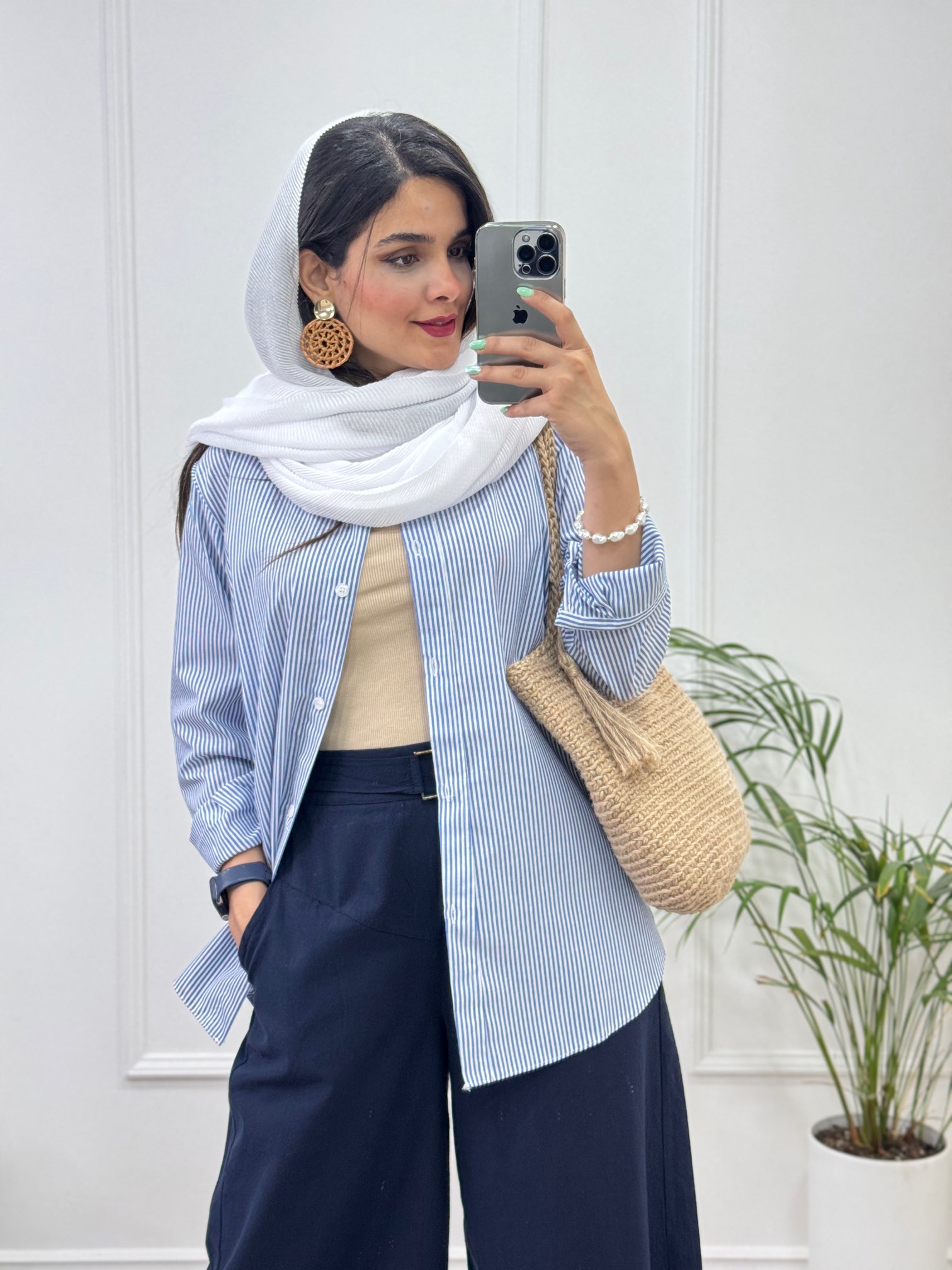 مانتو راه راه تِرندی