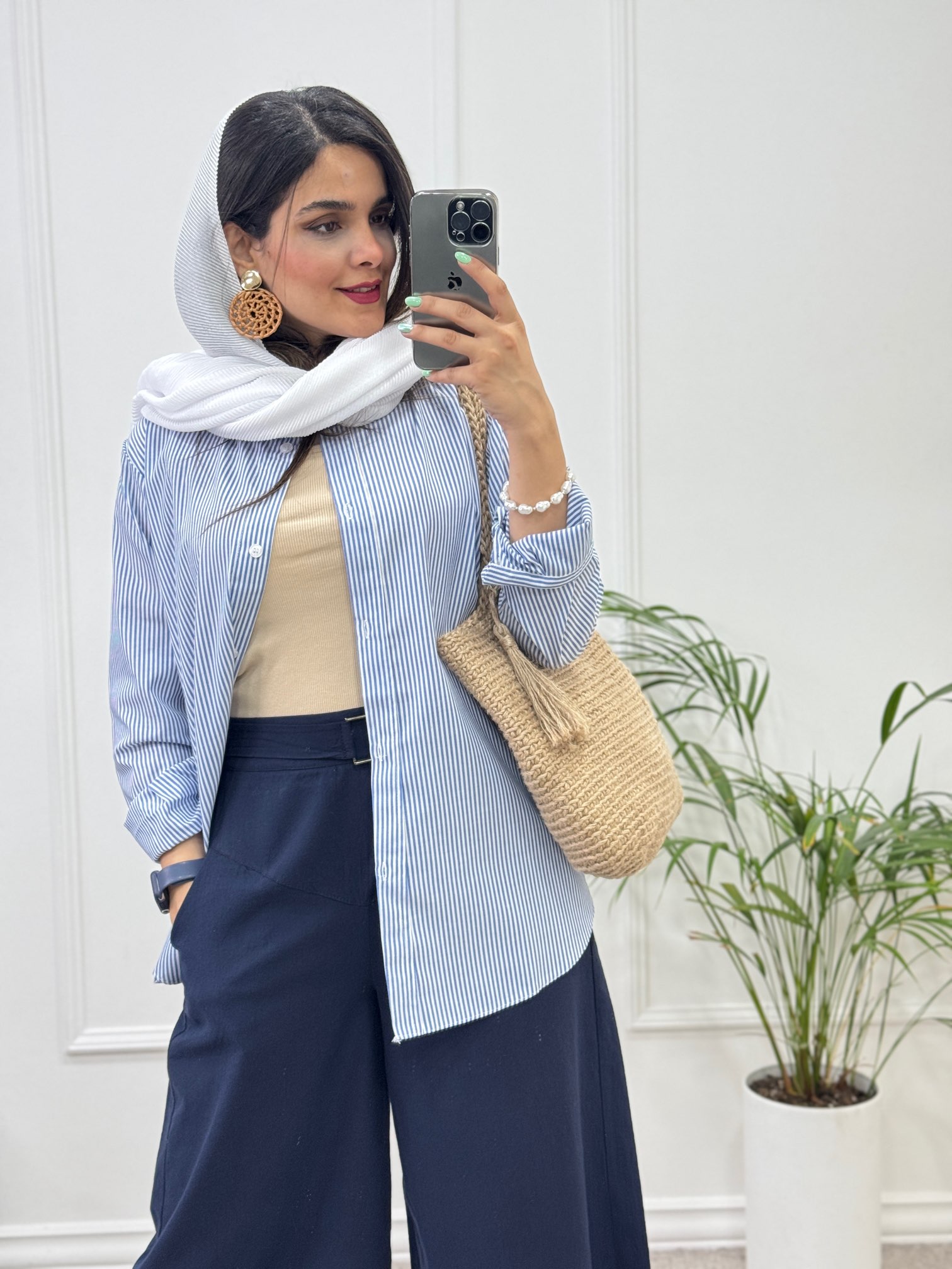 مانتو راه راه تِرندی