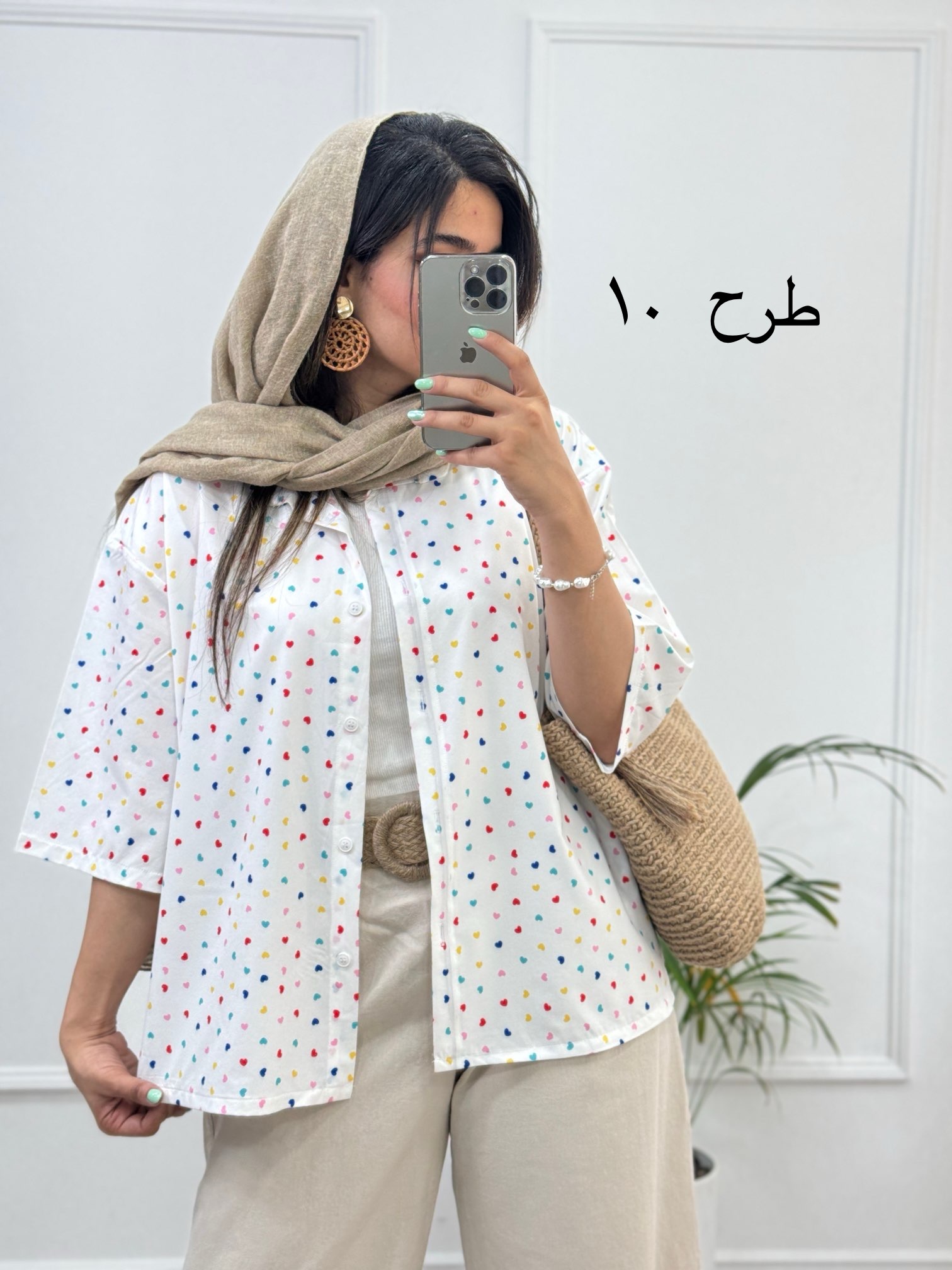 مانتو شومیزی پرگل ( دارای ایراد جزئی )