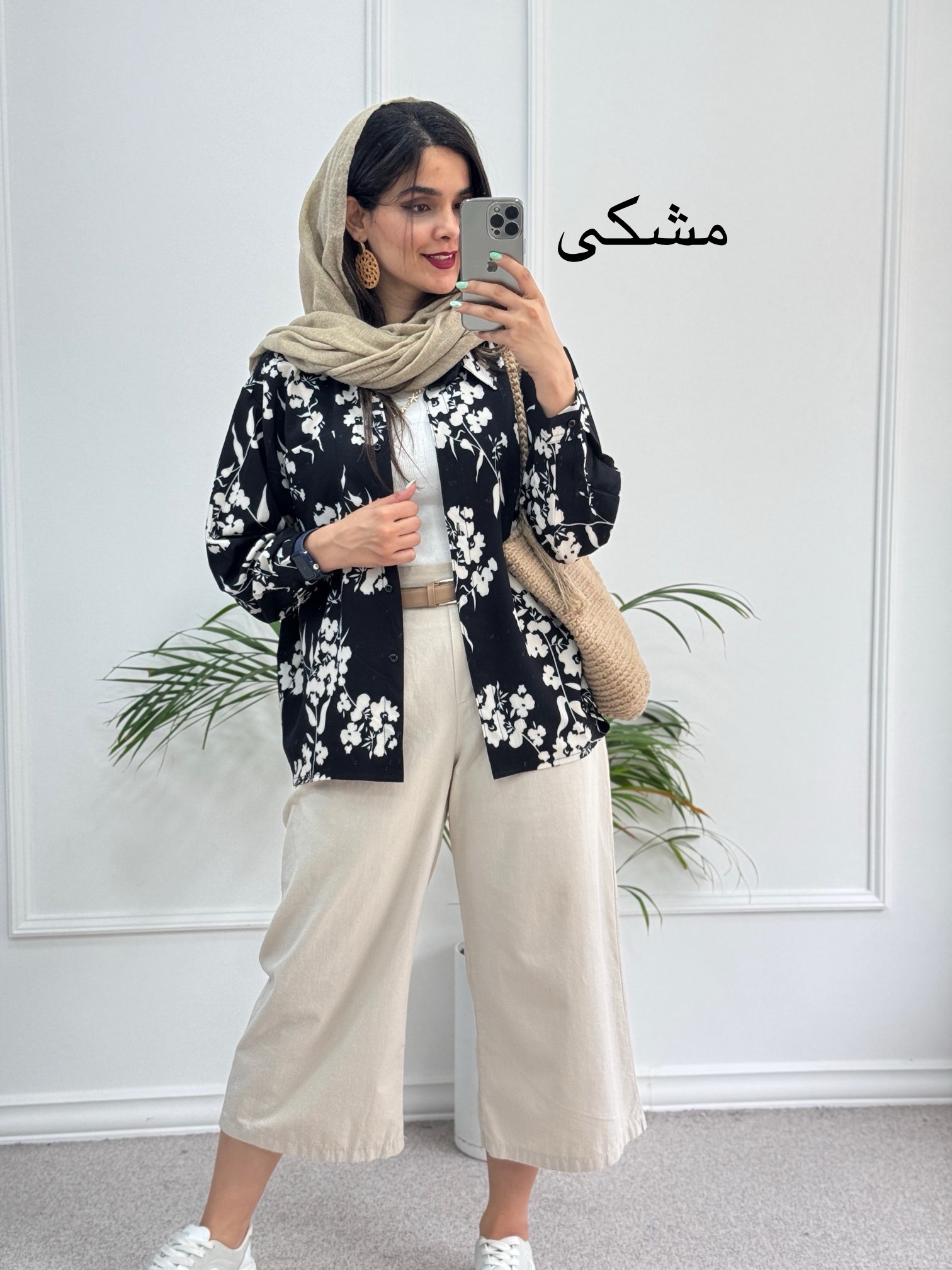 مانتو‌ شومیزی گُلی