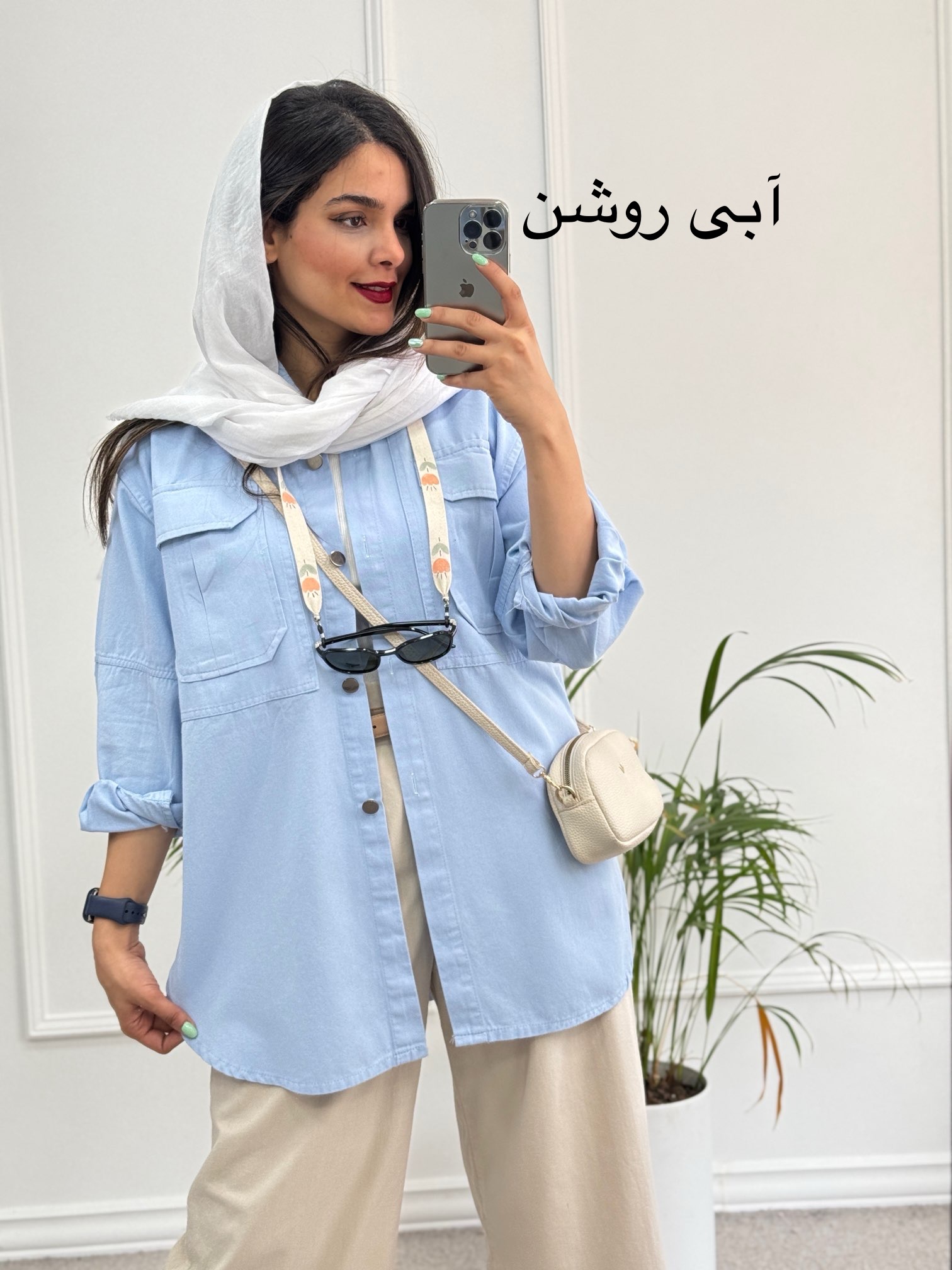 مانتو کتان ساتین